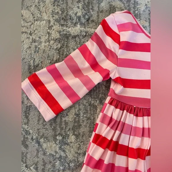 Mila & Rose 2T Girl Valentine’s Day All You Need Is Love Twirl Dress - Picture 6 of 16